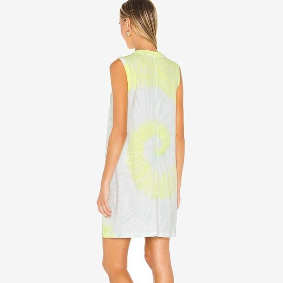 ATM Tie Dye Mini Dress Size S Sleeveless Cotton Summer Easy Fit Pockets - Picture 6 of 14